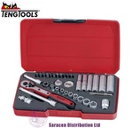 Teng 36 Piece 1/4in. Drive Socket & Bit Set, Metric 4 -13mm - T1436. Fixed Price $73.42.