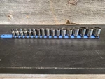 Matco Tools 17pc Metric 6mm-22mm Chrome Socket Set 3/8" Drive 6pt. Shallow. Fixed Price $120.00.