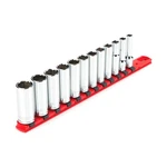Tekton Shd91108 3/8" Drive Deep 12-point Socket Set, 12-piece. Fixed Price $51.99.