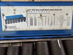 Grey Pneumatic 3/4" Deep Drive Length Metric Impact Socket Set 8 Piece. Fixed Price $175.00.