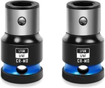 Blackrobot 2pcs Impact Bit Holders 1/4 Inch Square Drive To Hex Socket. Fixed Price $15.56.
