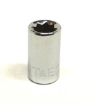 T&e Tools 12108 8 Pt. 1/4" Sae Drive Socket "made In The Usa". Fixed Price $10.29.