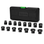 Tecotek 15-piece 1/2-inch Drive Metric Low Profile Impact 10mm-24mm(1/2" Dr.). Fixed Price $50.99.