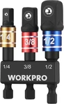 Impact Grade Socket Adapter Set, 1/4", 3/8", & 1/2" Drive, Extension Driver Bit. Fixed Price $15.00.