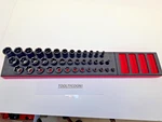 Snap-on Tools New 39pc 3/8" Sae Master Impact Socket Foam Set Red 239simfyfr. Fixed Price $1099.00.