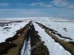 Photo 12x8 Snowy Railway Track Heading For Bolt's Law Ramshaw/ny9547 C2010. Fixed Price $8.00.