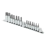 Michaelpro 16-piece Torx Bit Socket Set With Rail, 1/4'', 3/8'' And 1/2'' Dri.... Fixed Price $43.28.