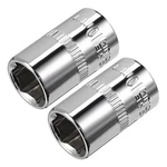 Uxcell 2 Pcs 1/4-inch Drive 10mm 6-point Shallow Socket, Metric, Cr-v. Fixed Price $12.99.