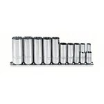 Stanley Proto J52107 10 Piece 12 Point 3/8" Drive Deep Socket Set. Fixed Price $60.00.