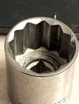 Craftsman Nos G-47516 1-1/8" Socket 1/2" Drive G Series 12pt Shallow Sae Usa Q. Fixed Price $9.50.