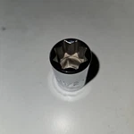 Proto J5216s Socket, Steel, Chrome, 1/2", 3/8" Drive 8 Point. Fixed Price $10.99.