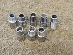 8 Proto Professional Spline Socket Set 1/4 Drive Sae 1/4" 4708t Spl 12 6 Point. Fixed Price $29.21.