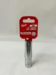 Milwaukee 1/2" Deep Drive Sae 6pt Socket W/ Four Flat Sides 45-34-9126. Fixed Price $6.30.