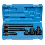 Grey Pneumatic 2200 1/2" Drive Friction Ball Socket Extension Adapter Set. Fixed Price $80.40.