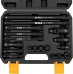 18-pieces Impact Socket Extension Set: 1/4", 3/8" & 1/2" Drive. Fixed Price $73.12.