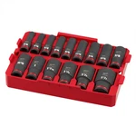 49-66-6817milwaukee Tool Shockwave Impact Duty Socket 1/2" Dr 15pc Sae Tray Set. Fixed Price $158.68.