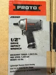Proto 1/2" Drive Air Impact Wrench. Fixed Price $225.00.