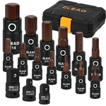 16-piece Metric Hex Bit Socket Set - Premium S2 Steel 2mm-14mm Allen H2-h14. Fixed Price $31.74.