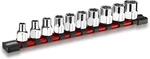 Workpro 3/8" Dr Socket Set 10pc Sae Standard & Shallow Organizer. Fixed Price $19.99.
