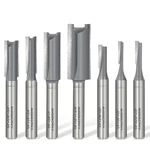 7pcs Straight Router Bit Set 1/4 Shank, Cutting Dia 1/8" 5/32 3/16 5/16. Fixed Price $30.92.