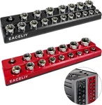 1/2" Magnetic Socket Organizer Set, 2-piece Sae & Metric Holder Kit, Tool. Fixed Price $39.77.