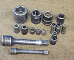 15 Williams Impact Socket Set 1/2" 3/4 Drive Extension Swivel Sae Metric 1-1/2". Fixed Price $96.19.