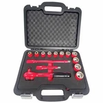 Wiha 31694 14 Piece Insulated Socket Set 1/2" Drive - Metric. Fixed Price $534.26.