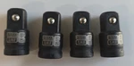 Mto 4-piece 1/4" Female To 3/8" Male Impact Socket Adapter Set, Brand New. Fixed Price $8.75.