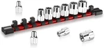 Workpro 10pc 3/8" Dr Socket Set Standard & Shallow Organizer Sae. Fixed Price $19.99.