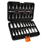 Vanquish 37-piece Hex Bit Socket Set 3/8, 1/4, 1/2 Inch Drive Sae And Met. Fixed Price $54.80.