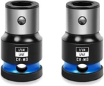Blackrobot 2pcs Impact Bit Holders 1/4 Inch Square Drive To Hex Socket. Fixed Price $12.54.