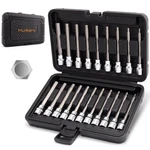 Mulwark 20pc 3/8" Drive Extra Long Allen Hex Bit Socket Set - Sock.... Fixed Price $66.98.