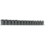Proto J74204 1/2in Drive 15-piece Metric 6-point Socket Set. Fixed Price $114.67.