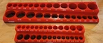 Ares 70232 Sae 1/4" + 70234 3/8" Socket Organizer - 2 Pc. Fixed Price $29.99.