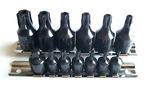 15pc Ate Professional Tamper Proof Torx Star Impact Security Socket Set. Fixed Price $21.99.