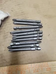 Qty: 10 Apex Phillips # 2 Hex Power Drive Bits 1/4" 492-ax 2.75" Oal. Fixed Price $21.00.