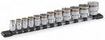 Tone Hsc312 3/8inch Drive Nut Hold Socket Set 6pt. With Holder 12pcs New F/s. Fixed Price $100.79.