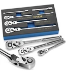Yiyeie 1/4", 3/8", 1/2" Drive, 6-piece Ratchet Set (1/4", Drive). Fixed Price $65.99.