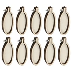 Harfington 10pcs Mini Embroidery Hoop 2" X 0.87" Tiny Oval Vertical Cross.... Fixed Price $27.03.