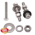 Roycemart M12-1.75x40mm Hex Bolt Kit 5 Sets 304 Stainless Steel. Fixed Price $20.00.