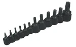 Lisle 27200 12pc Master Torx Bit Set Sizes T10 - T50 For Automotive Applications. Fixed Price $40.84.
