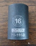 Dewalt 1/2" Drive 16mm 6 Point Impact Shallow Socket. Fixed Price $9.99.