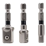 Makita E-01600 Xps 3 Piece Square 2in Impact Socket Adapter Set. Fixed Price $15.29.