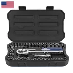 Workpro 39-piece Drive Socket Set 1/43/8 Cr-v Metric And Imperial Sockets. Fixed Price $44.95.