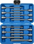 Ementol 12pcs 3/8" Drive Extra Long Torx Bit Socket Set, (t10 - T60). Fixed Price $35.79.