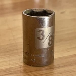 Craftsman 1/4" Drive 3/8" 6 Point Shallow Socket Sae G2d 34596 Usa. Fixed Price $8.95.