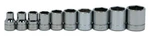 10pc 3/8" Drive 6 Point 5/16-7/8" Shallow Chrome Socket Cliprail Set Williams Us. Fixed Price $64.68.