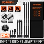 9pc Impact Power Drill Sockets Adapter Sets Overlong Extension Bar 1/4 3/8 1/2. Fixed Price $19.99.