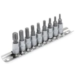 Torx Bit Socket Set, 1/4" Drive, 9 Pieces Star T10 - T50, S2 .... Fixed Price $21.19.