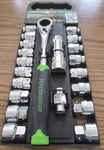 Pittsburgh 21 Pc. Go-thru Socket Set (item 62305) New. Fixed Price $44.00.
